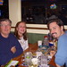Gene, Peggy, and Josh after dinner and drinks