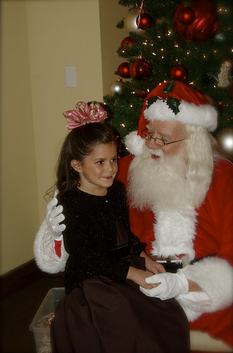 Santa was so gentle and sweet and really took some time with them