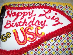 my very USC birthday cake