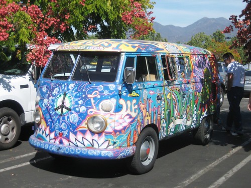 VW Hippie Van from the Sawdust Festival Rancho Santa Margarita Show