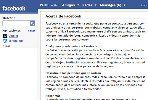 Facebook en EspaÃ±ol