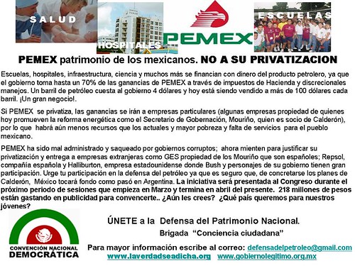 cartel no a la privatizacion de pemex4
