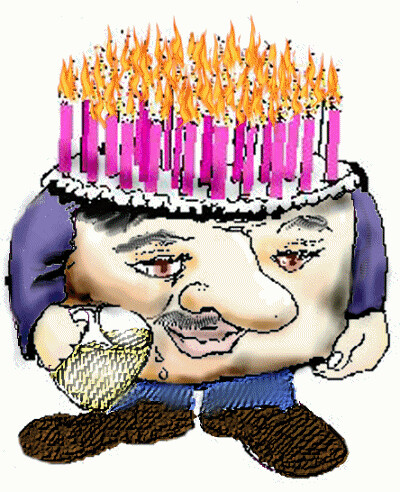 Cake face animation. I used the original to make my 28th birthday invites.