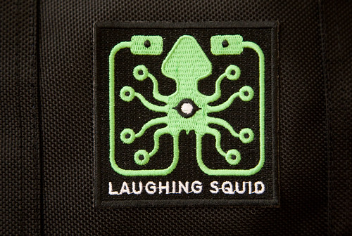 Laughing Squid Embroidered Patch