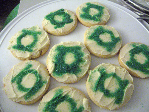 Green Lantern Cookies