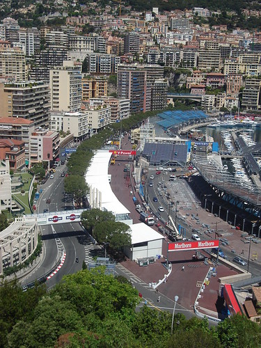 monaco f1 track. Part of the F1 track at Monaco