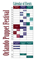 Orlando Puppet Festival 2007 Calendar