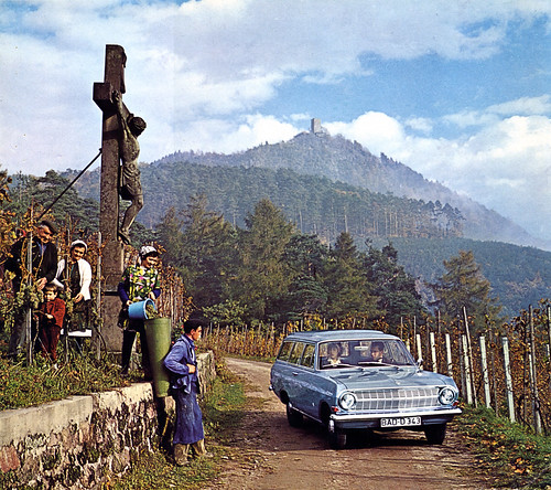 1965 Opel Rekord CarAVan in BadenBaden by Martin van Duijn