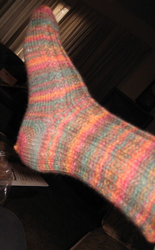 Slip-stitch sock 2
