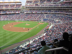 The crowd filled in nicely by the 2nd inning