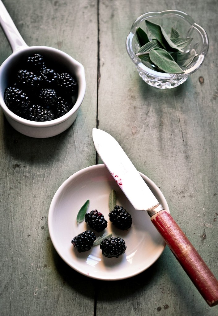 Blackberries and Sage