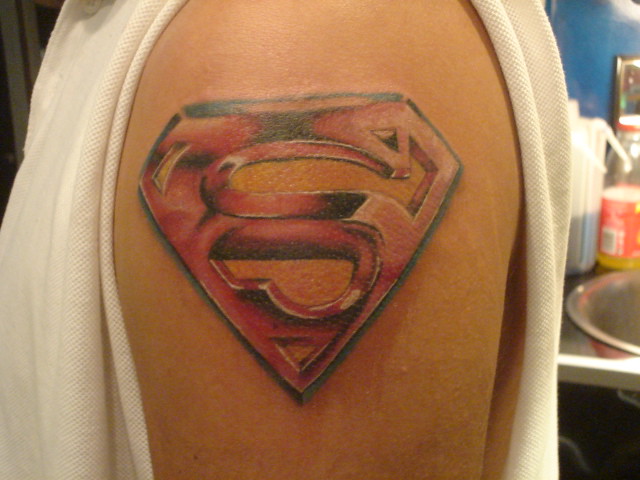 Superman Logo Tattoo