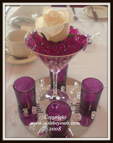 Martini Glass Table Decorations Wedding Planning