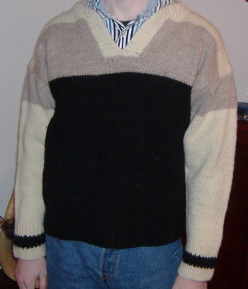 Wearing Original Sport Sweater