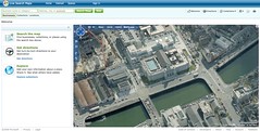 Live Maps Bird's Eye view of Cork City Hall