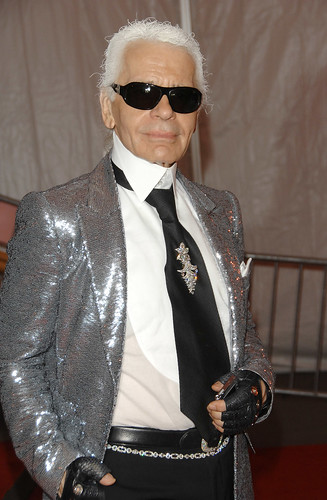 karl lagerfeld young. Karl Lagerfeld attends the