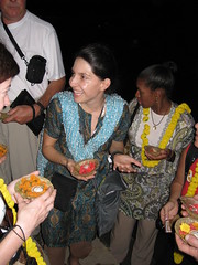 Gina - 1st night at Assi Ghat Varanasi