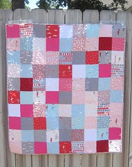 Sherbet Pips baby quilt front