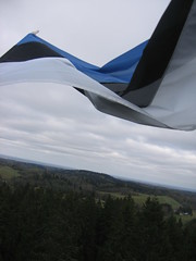 Kõrgemal kui kuuseladvad Munamäe peal üleval meie lipp on lehvimas