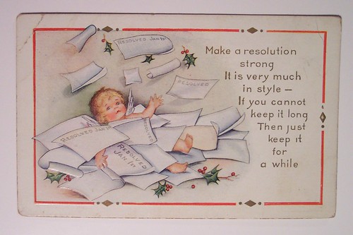 Vintage New Years Postcard
