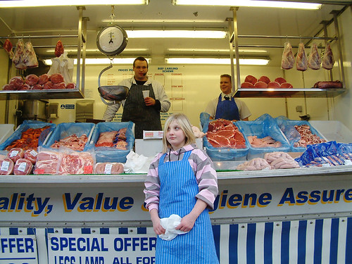 wakefield market meat stall