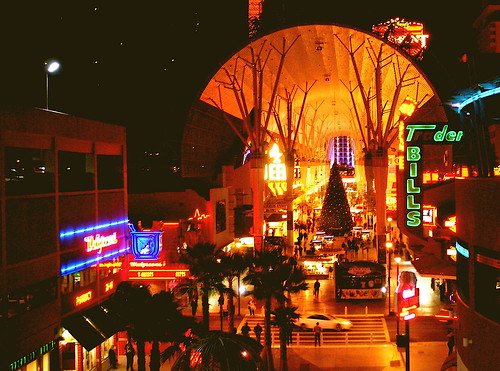 Fremont Street at Christmastime Fremont Street, Las Vegas