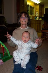 Grandma and Talia at play