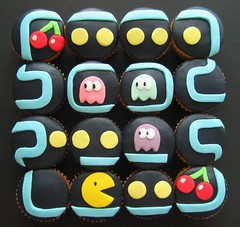 pacman cupcakes by hello naomi