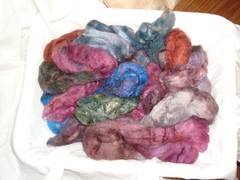 Hand Dyed and Ready to Spin