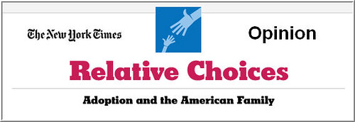 NYT Relative Choices Blog banner