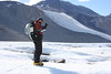 matt hoffman measuring solar radiation on taylor glacier