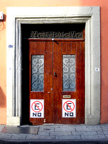 No Parking in Oaxaca