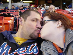 Hubby and I at the met game