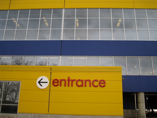 Ikea Entrance Sign