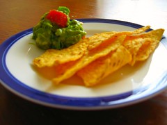 guacomole and chips