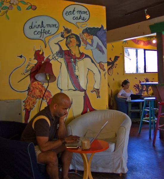 Inside Cafe Diablo