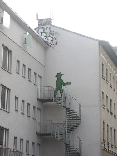 Ampelmann in the stairs