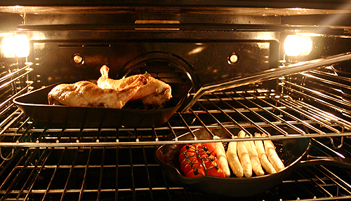烤兔肉佐白蘆筍和櫻桃蘿蔔-080125
