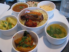 Chutneys Indian Cuisine sampler plate