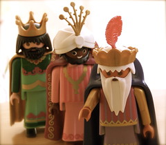 Los tres Reyes magos (versión Playmobil)