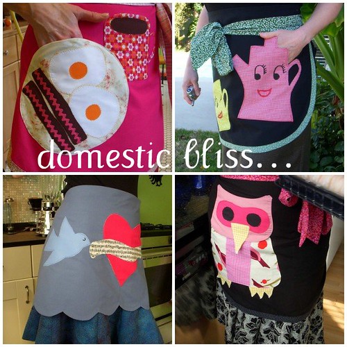 Handmade aprons by snappyshop