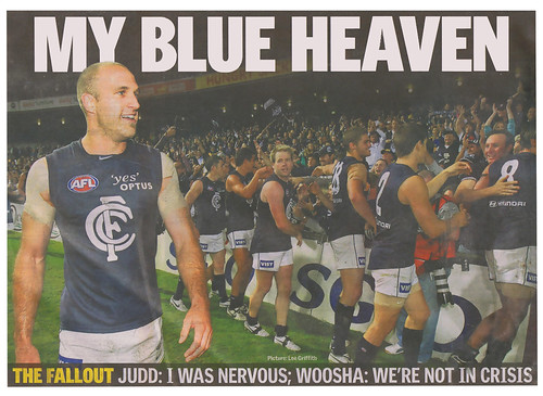 My Blue Heaven - Carlton defeat West Coast by 37 points - Round 7, 2008