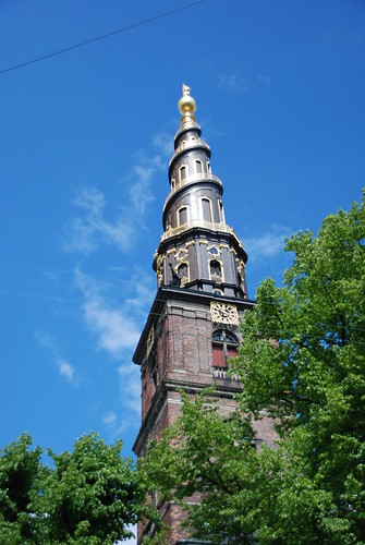 Vor Frelser Kirke (Church of Our Saviour) - tower detail