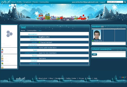 orkut theme - winter