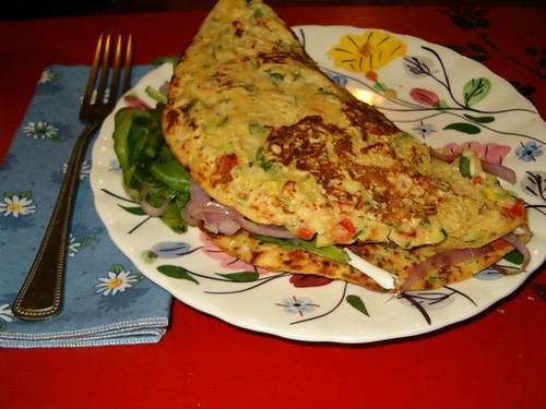 chickpea omelette