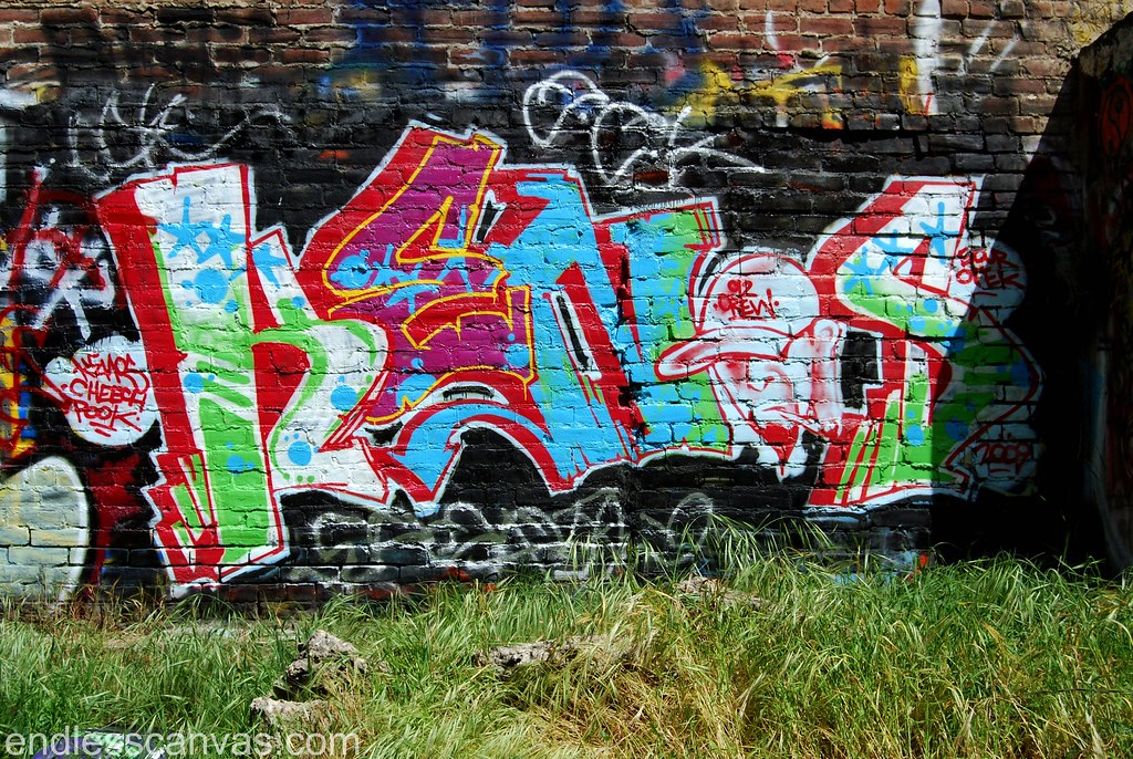 Kenos Graffiti Piece Santa Ana Orange County California. 