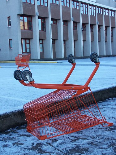 lost supermarket trolleys