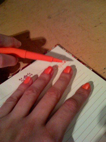 Always match your nails to your flair pens