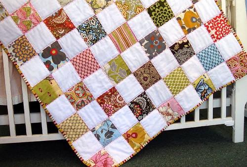 Lotus Patchwork Quilt - finished