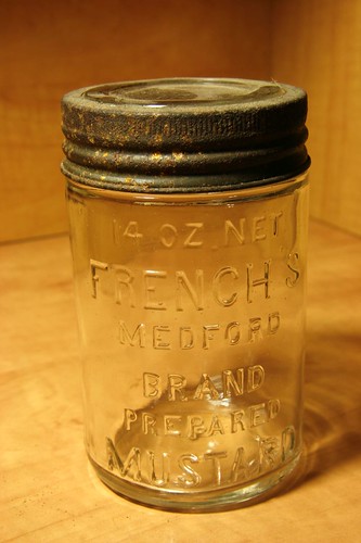 old glass jars bottles